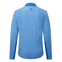 Footjoy Full-Zip Space Dye Thermal Midlayer Damen Sweatshirt, blue/aqua