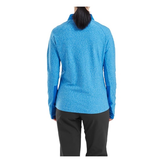 Footjoy Full-Zip Space Dye Thermal Midlayer Damen Sweatshirt, blue/aqua
