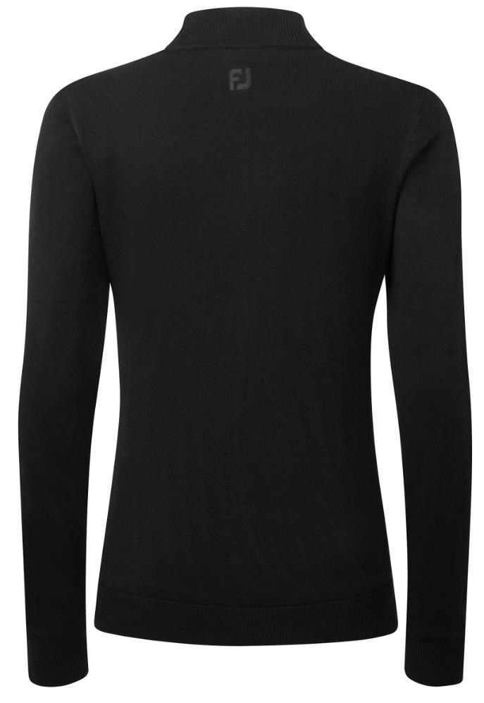 FootJoy Drirelease Full-Zip Lined Damen Pullover, schwarz