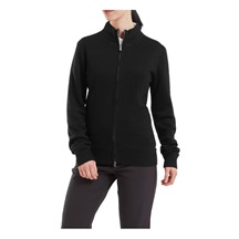 FootJoy Drirelease Full-Zip Lined Damen Pullover, schwarz