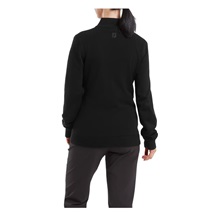FootJoy Drirelease Full-Zip Lined Damen Pullover, schwarz