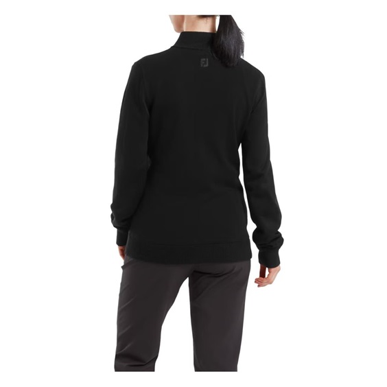 FootJoy Drirelease Full-Zip Lined Damen Pullover, schwarz