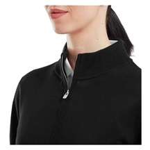 FootJoy Drirelease Full-Zip Lined Damen Pullover, schwarz