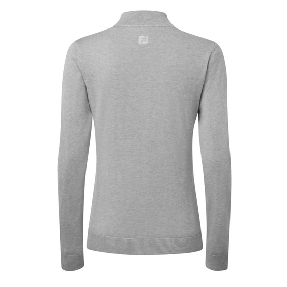 FootJoy Drirelease Full-Zip Lined Damen Pullover, grau