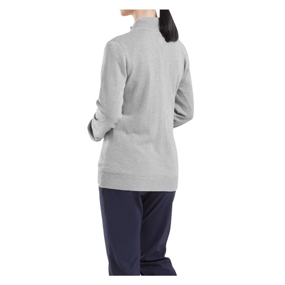 FootJoy Drirelease Full-Zip Lined Damen Pullover, grau