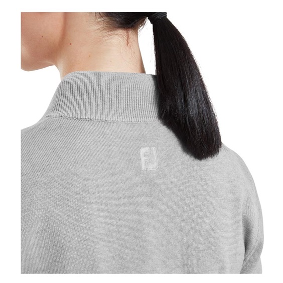 FootJoy Drirelease Full-Zip Lined Damen Pullover, grau
