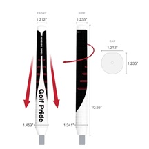 Golf Pride Reverse Taper Putter Griff, Round Large