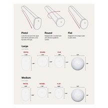 Golf Pride Reverse Taper Putter Griff, Pistol Medium