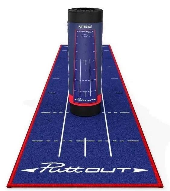 PuttOut MediumPuttingmatte 2,4m, patriot