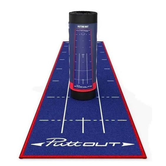 PuttOut MediumPuttingmatte 2,4m, patriot