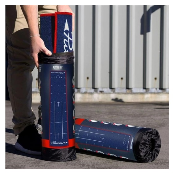 PuttOut MediumPuttingmatte 2,4m, patriot