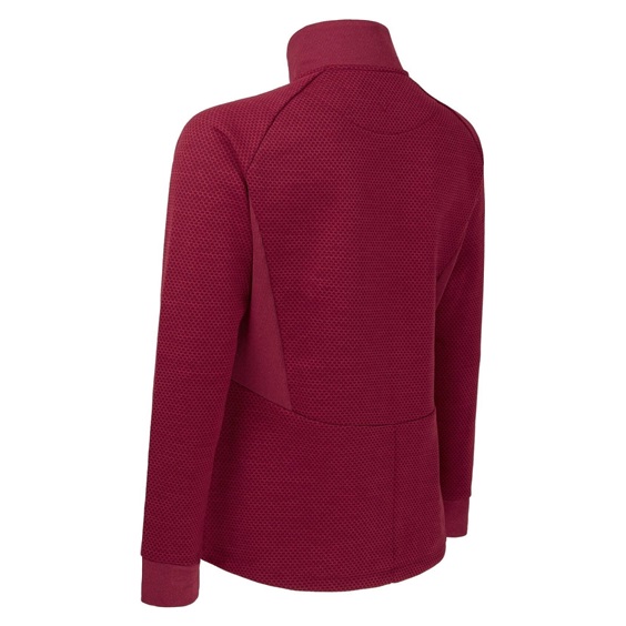 Callaway Full Zip Hexagon Damen Sweatshirt, persian red heather