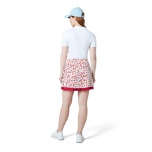 Callaway 17" Mosaic Print Flounce Golfrock, brilliant white