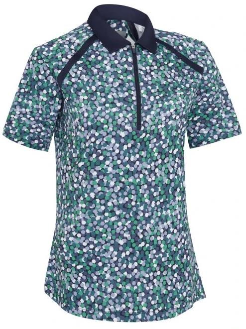 Callaway Hexagon Geo Raglan Damen Poloshirt, dunkelblau