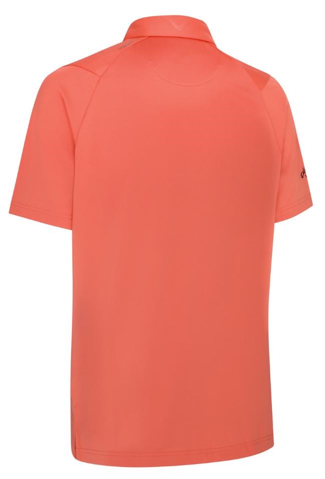Callaway Swing Tech Solid Herren Poloshirt, spiced coral