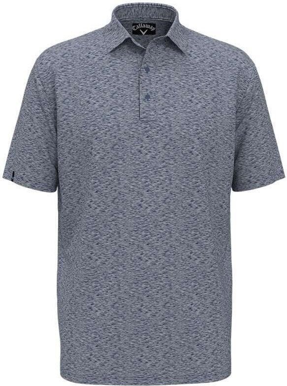 Callaway Premium Heathered Herren Poloshirt, galaxy blue heather