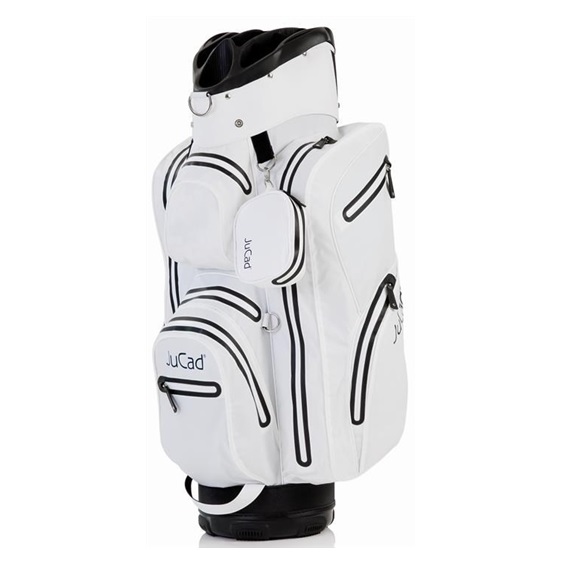 JuCad Aquastop Cartbag, weiss