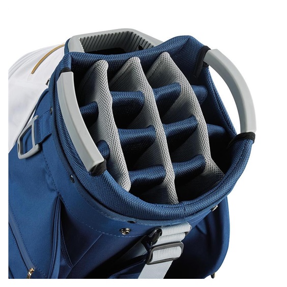 TaylorMade Kalea Gold Damen Cartbag, dunkelblau/weiss