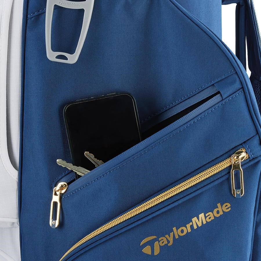 TaylorMade Kalea Gold Damen Cartbag, dunkelblau/weiss