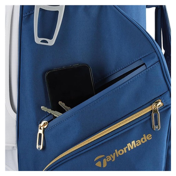 TaylorMade Kalea Gold Damen Cartbag, dunkelblau/weiss