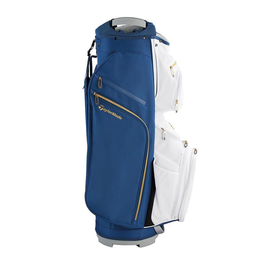TaylorMade Kalea Gold Damen Cartbag, dunkelblau/weiss