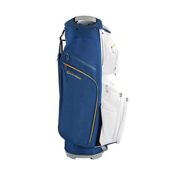 TaylorMade Kalea Gold Damen Cartbag, dunkelblau/weiss