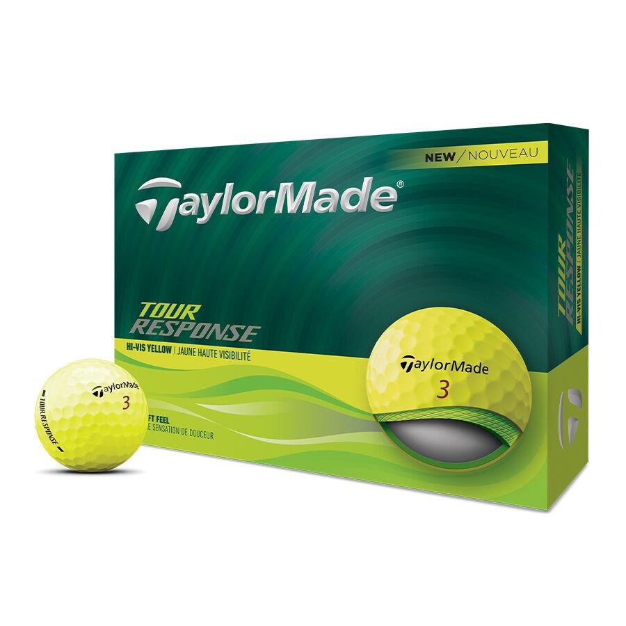 TaylorMade Tour Response Golfbälle, gelb