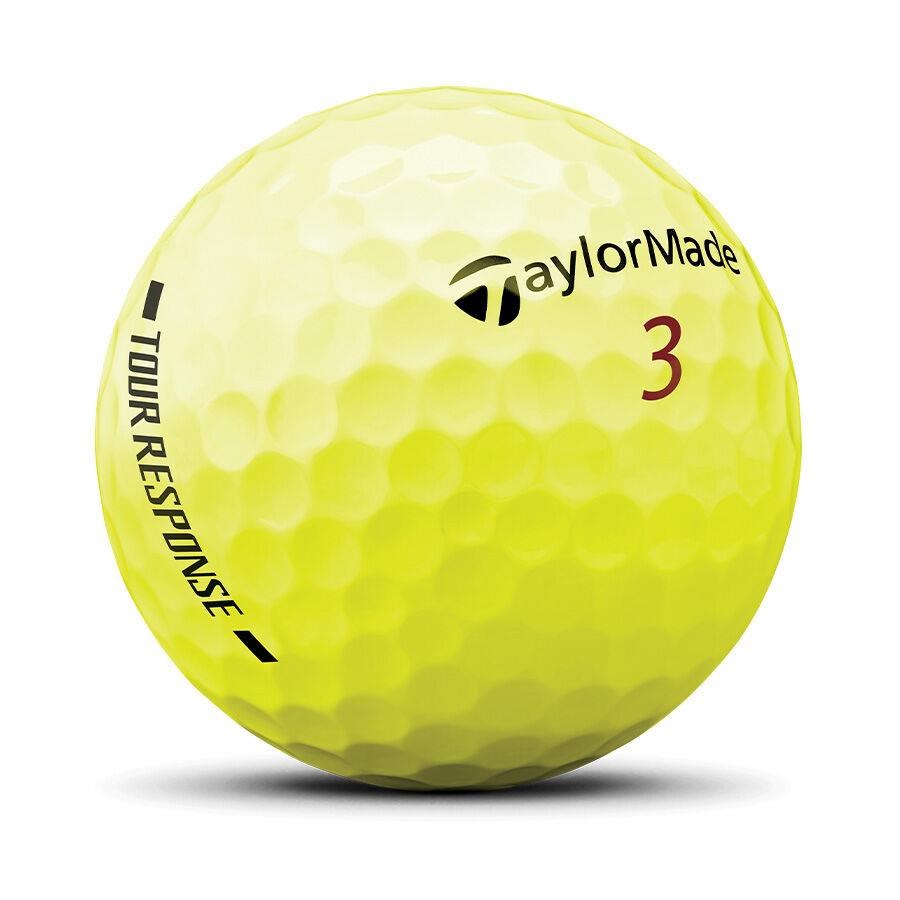 TaylorMade Tour Response Golfbälle, gelb