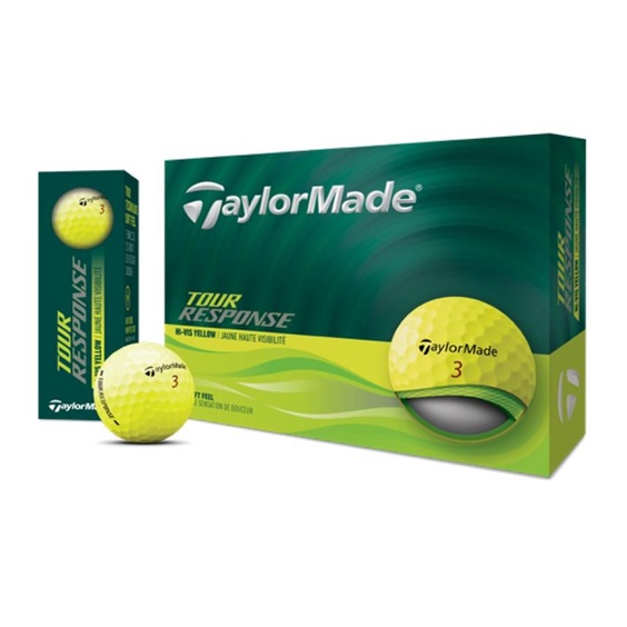 TaylorMade Tour Response Golfbälle, gelb