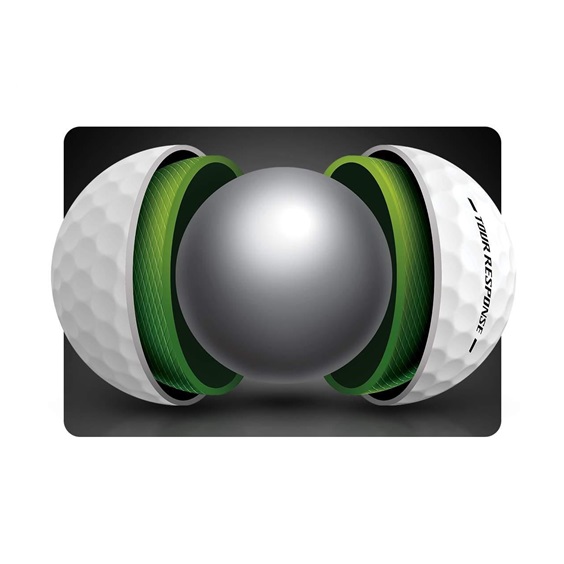 TaylorMade Tour Response Golfbälle, gelb