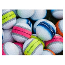 TaylorMade Tour Response Neon Stripe Golfbälle, multi-pack
