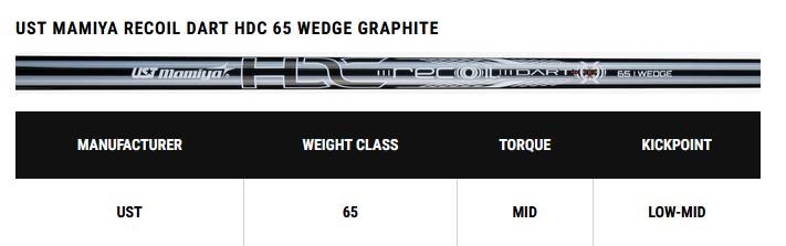 Callaway Opus Platinum Chrome Wedge, Graphit