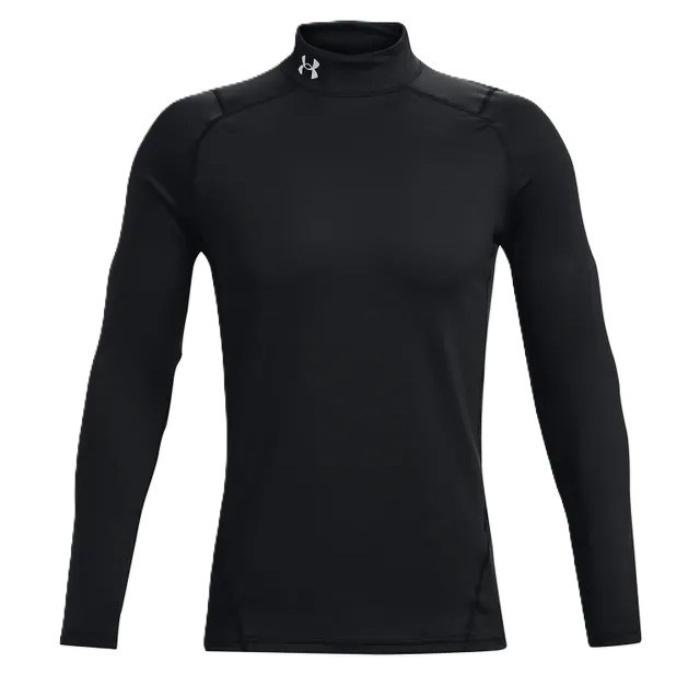 Under Armour CG Armour Fitted Mock Herren-Funktions-T-Shirt, schwarz