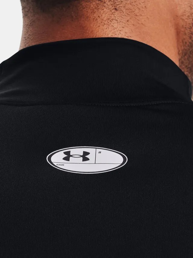Under Armour CG Armour Fitted Mock Herren-Funktions-T-Shirt, schwarz