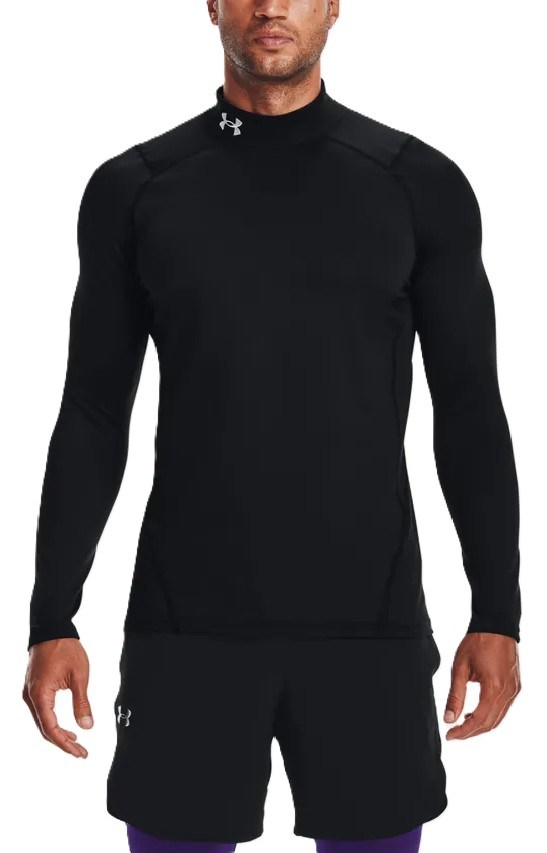 Under Armour CG Armour Fitted Mock Herren-Funktions-T-Shirt, schwarz