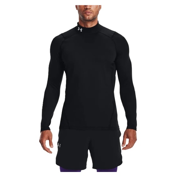 Under Armour CG Armour Fitted Mock Herren-Funktions-T-Shirt, schwarz