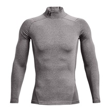 Under Armour CG Armour Fitted Mock Herren-Funktions-T-Shirt, grau