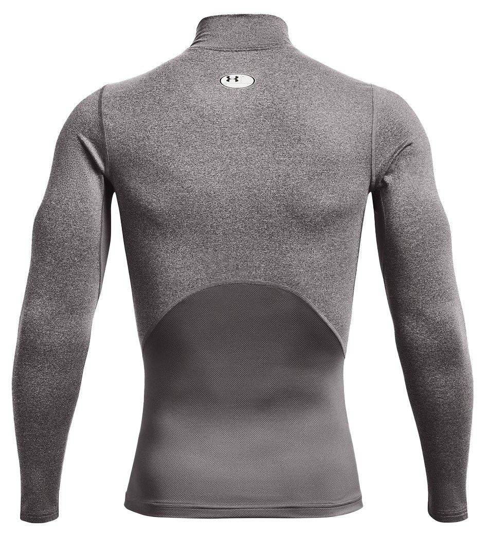 Under Armour CG Armour Fitted Mock Herren-Funktions-T-Shirt, grau