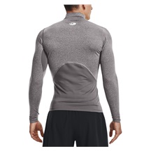 Under Armour CG Armour Fitted Mock Herren-Funktions-T-Shirt, grau