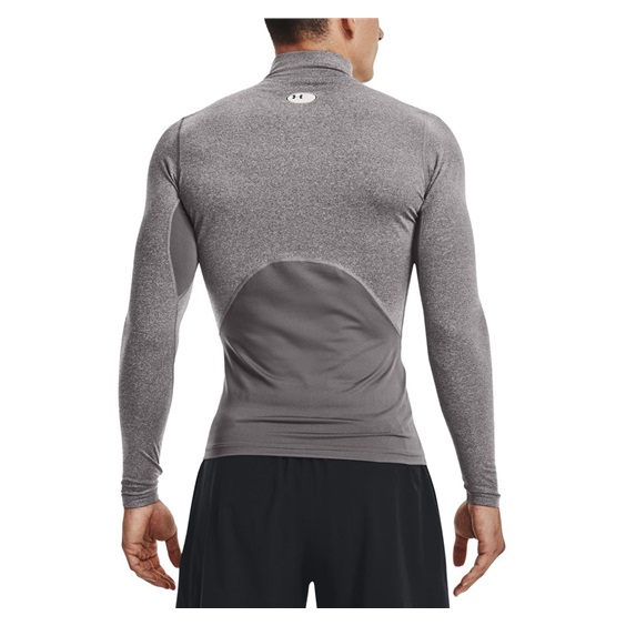 Under Armour CG Armour Fitted Mock Herren-Funktions-T-Shirt, grau