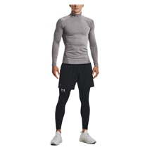 Under Armour CG Armour Fitted Mock Herren-Funktions-T-Shirt, grau