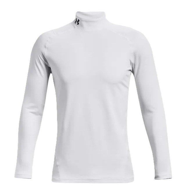 Under Armour CG Armour Fitted Mock Herren-Funktions-T-Shirt, weiss