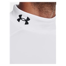 Under Armour CG Armour Fitted Mock Herren-Funktions-T-Shirt, weiss
