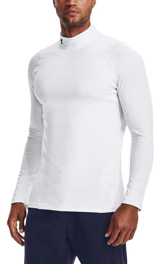 Under Armour CG Armour Fitted Mock Herren-Funktions-T-Shirt, weiss