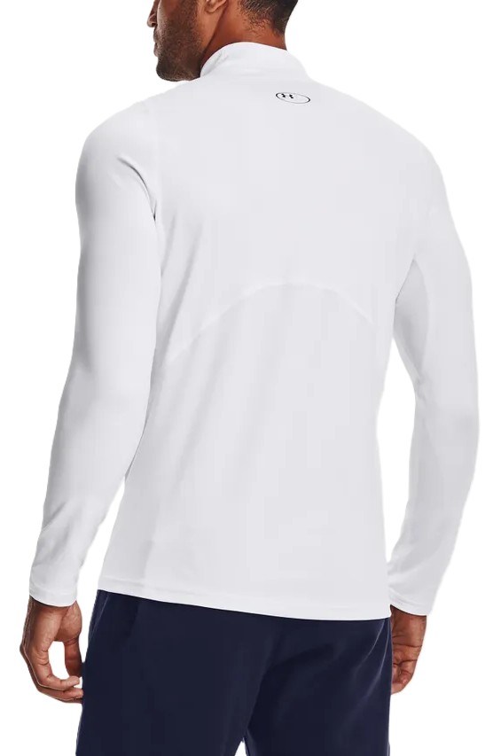 Under Armour CG Armour Fitted Mock Herren-Funktions-T-Shirt, weiss