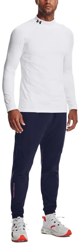 Under Armour CG Armour Fitted Mock Herren-Funktions-T-Shirt, weiss