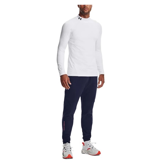 Under Armour CG Armour Fitted Mock Herren-Funktions-T-Shirt, weiss
