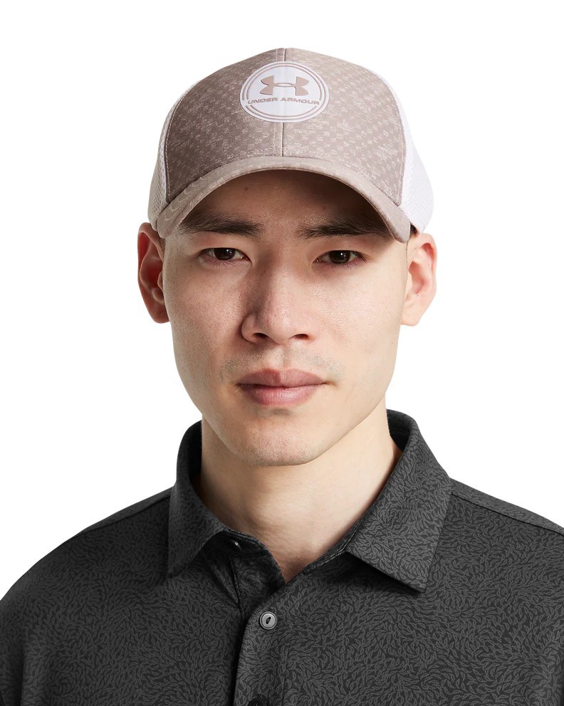 Under Armour Iso-chill Driver Mesh Herren Cap, weiss/grau