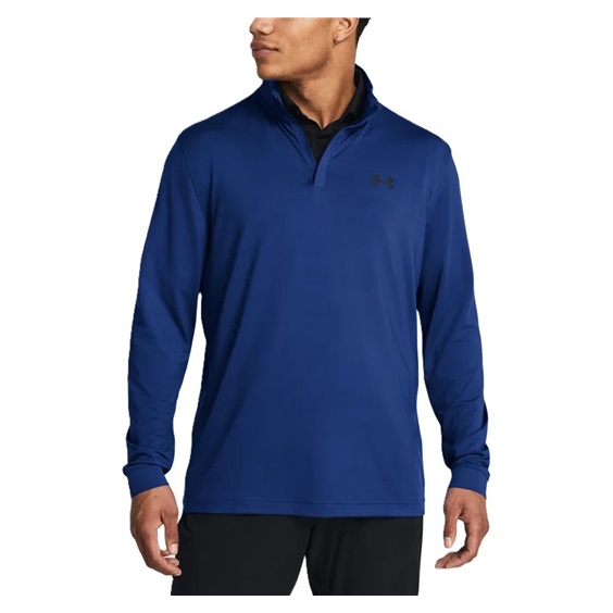 Under Armour Playoff 1/4 Zip Herren Sweatshirt, blau