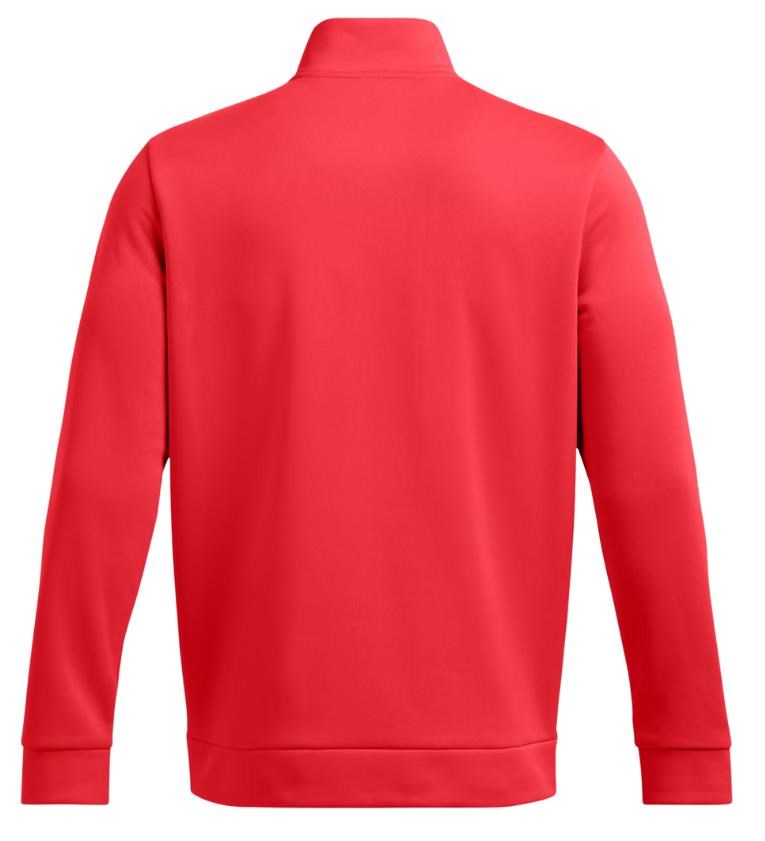 Under Armour Fleece 1/4 zip Herren Sweatshirt, rot